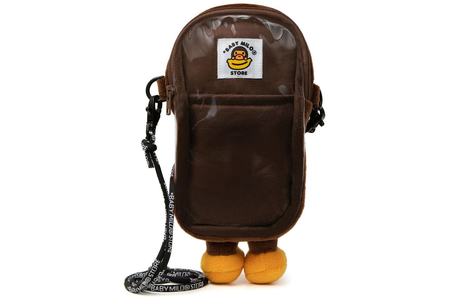 BAPE BABY MILO DONUT PLUSH MOBILE BAG - BROWN/BLUE (FW24)